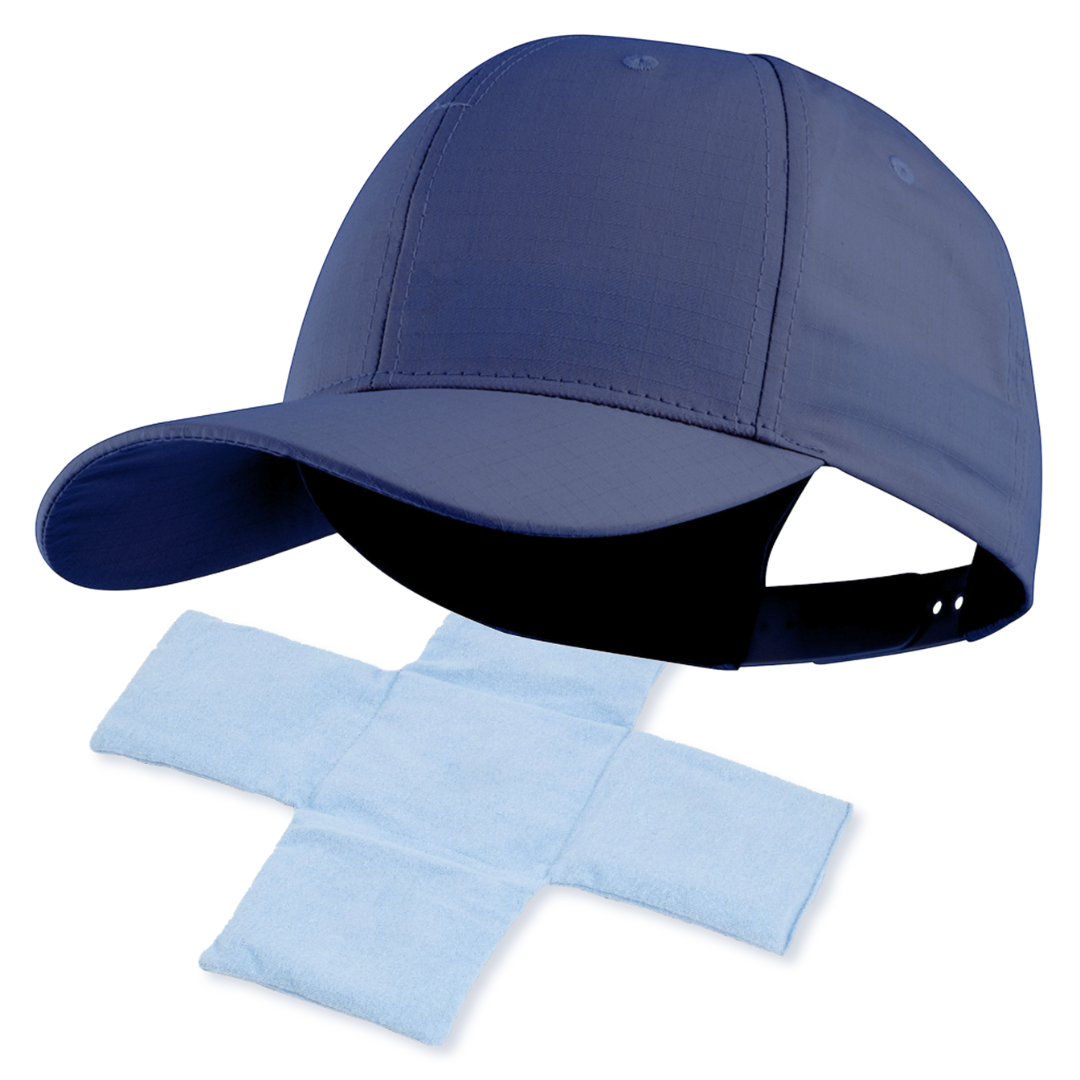 POWERCAP ICE Baseball Hat – Instant Cooling with Reusable Ice Packs UPF 50 Protection