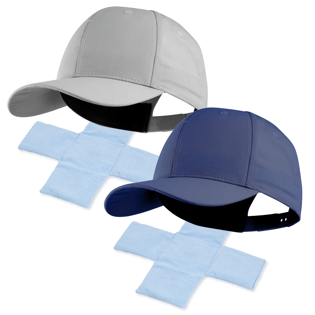 POWERCAP ICE Baseball Hat – Instant Cooling with Reusable Ice Packs UPF 50 Protection