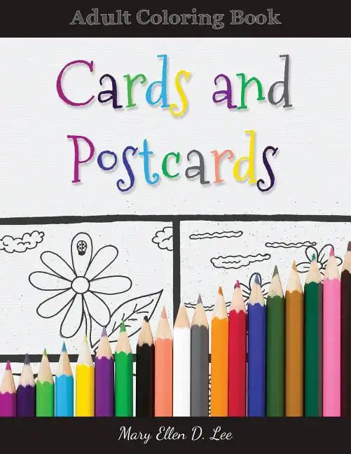 Cards And Postcards: Adult Coloring Book - Paperback