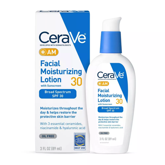 CeraVe AM Facial Moisturizing Lotion SPF 30 (3oz)