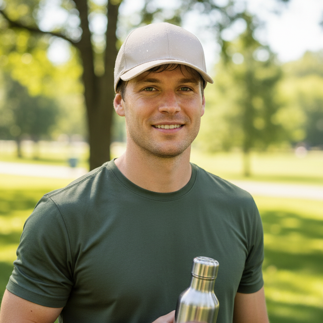 POWERCAP ICE Baseball Hat – Instant Cooling with Reusable Ice Packs UPF 50 Protection