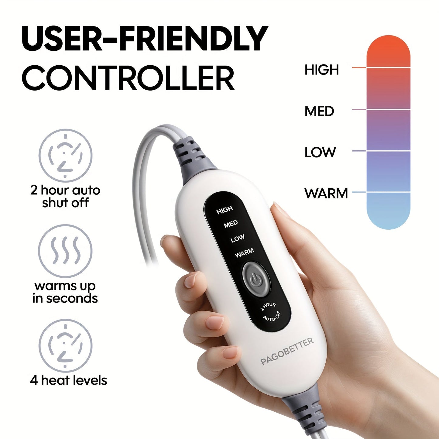 Electric Heating Pads 130W Fast Heating