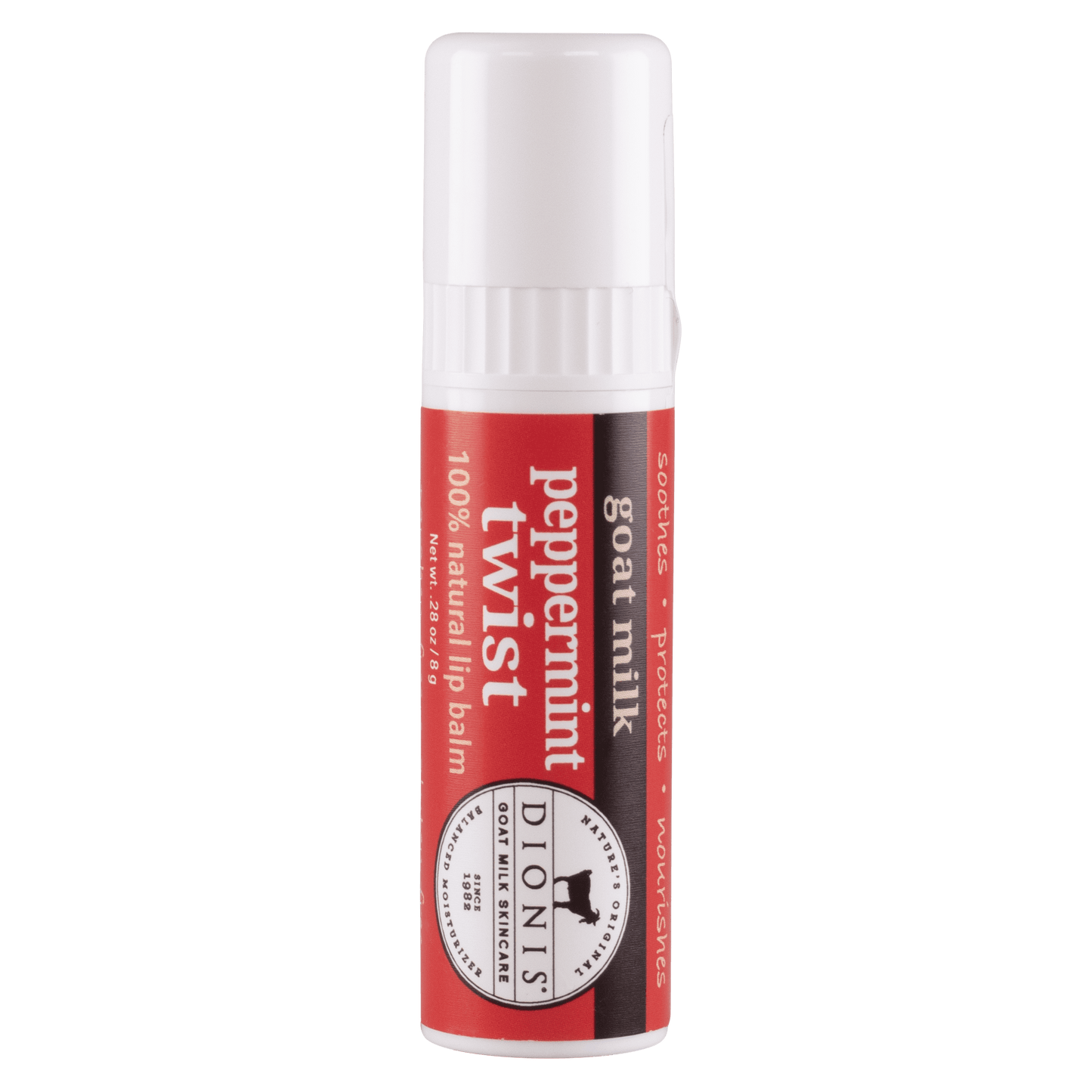 Dionis Peppermint Twist Goat Milk Lip Balm