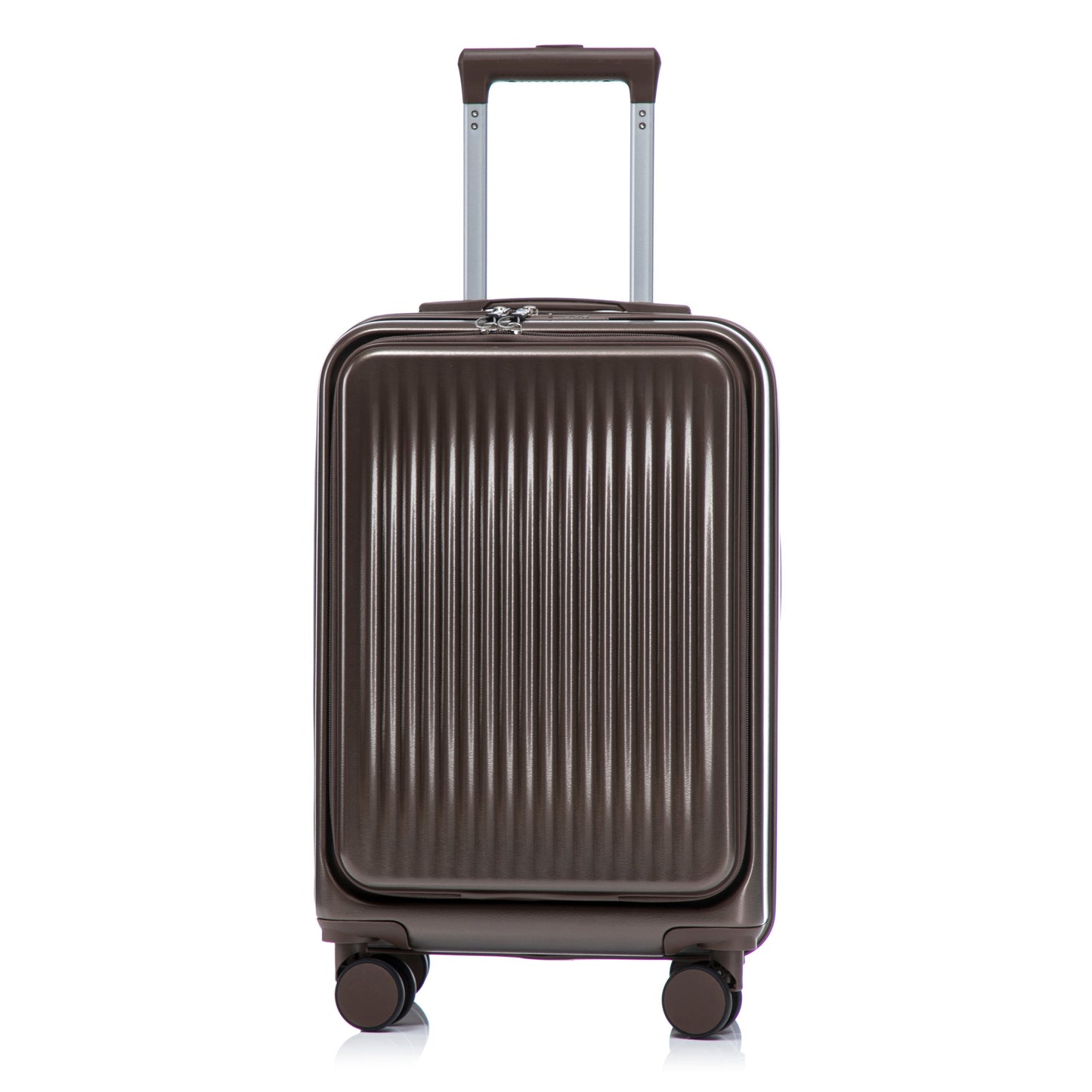 14' & 20' ABS Spinner Wheel Luggage Set with Cosmetic Case