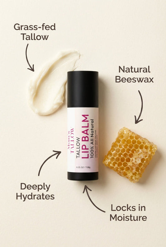 Tallow Lip Balm (Long lasting)