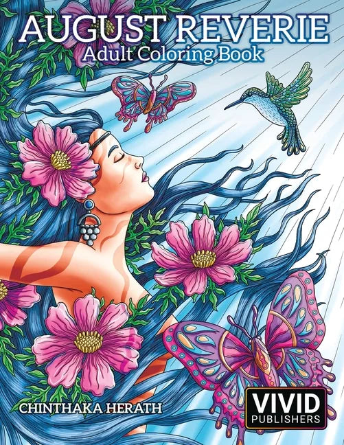 August Reverie: Adult Coloring Book - Paperback
