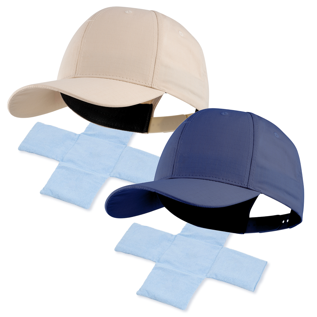 POWERCAP ICE Baseball Hat – Instant Cooling with Reusable Ice Packs UPF 50 Protection