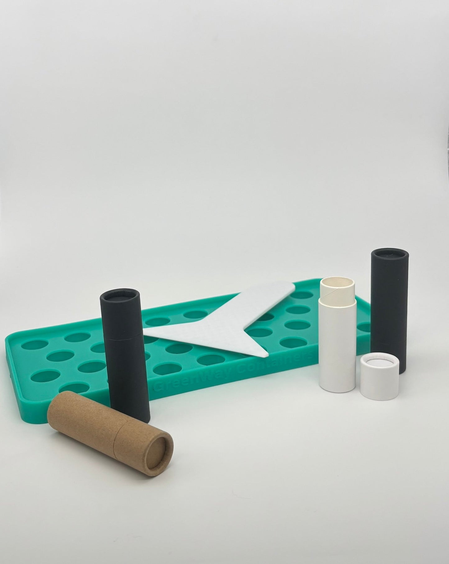 .3 ounce / 8.5 g Matte Black Lip Balm Tubes