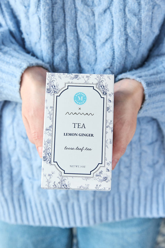 {Martha Stewart x maman} lemon ginger tea