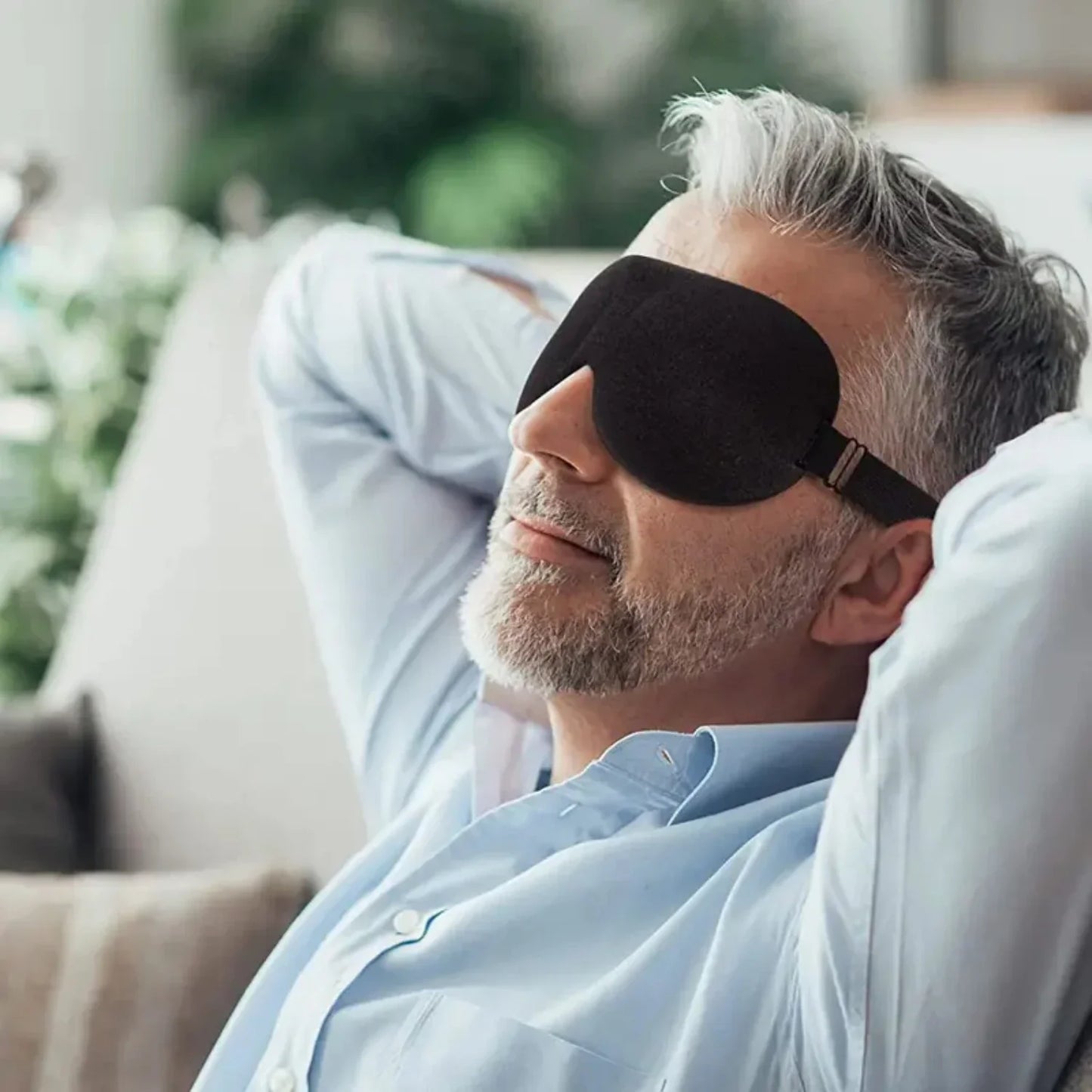 Ultimate Relaxation Deluxe Premium Ultra-Soft 3pcs Sleep Eye Mask Set - High-Quality Contoured Cup Blindfold for Restful Night,