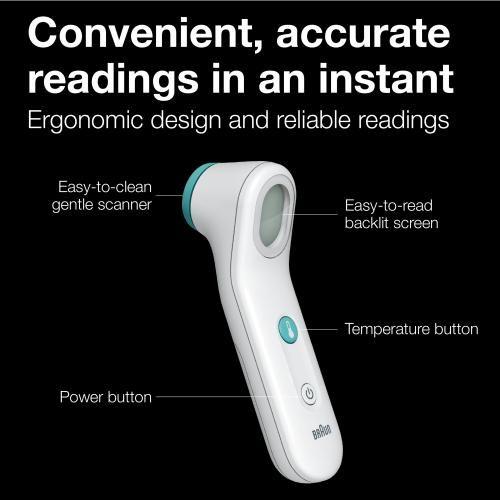 Braun Forehead Thermometer, BFH175, White