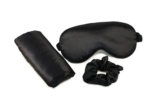 Ultimate Sleep Satin Pillowcase, Eye Mask And Scrunchie Set