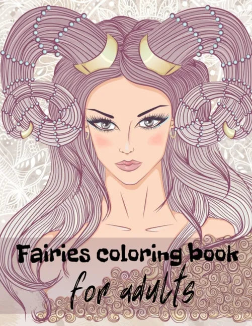 Fairies Coloring Book - For Adults - Paperback