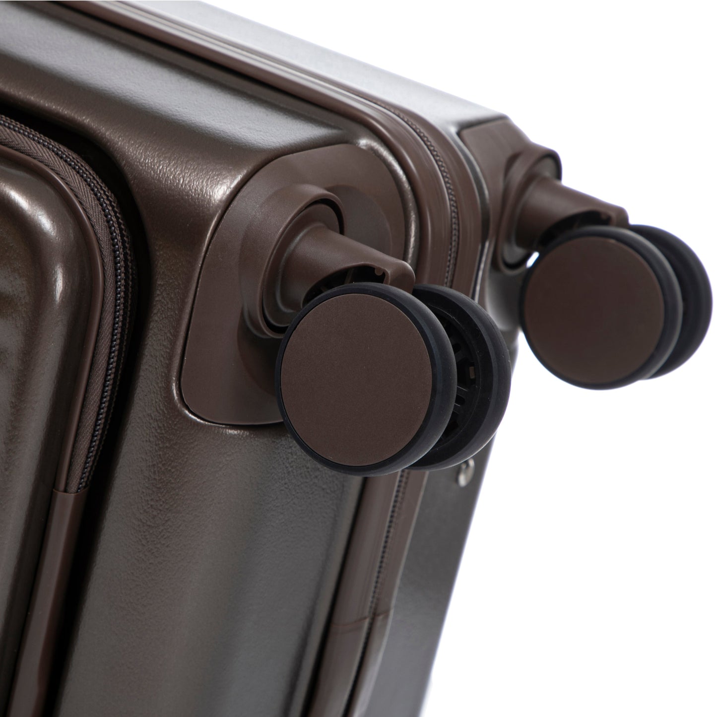 14' & 20' ABS Spinner Wheel Luggage Set with Cosmetic Case