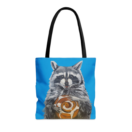 Cinnabun Bandit Raccoon Tote Bag