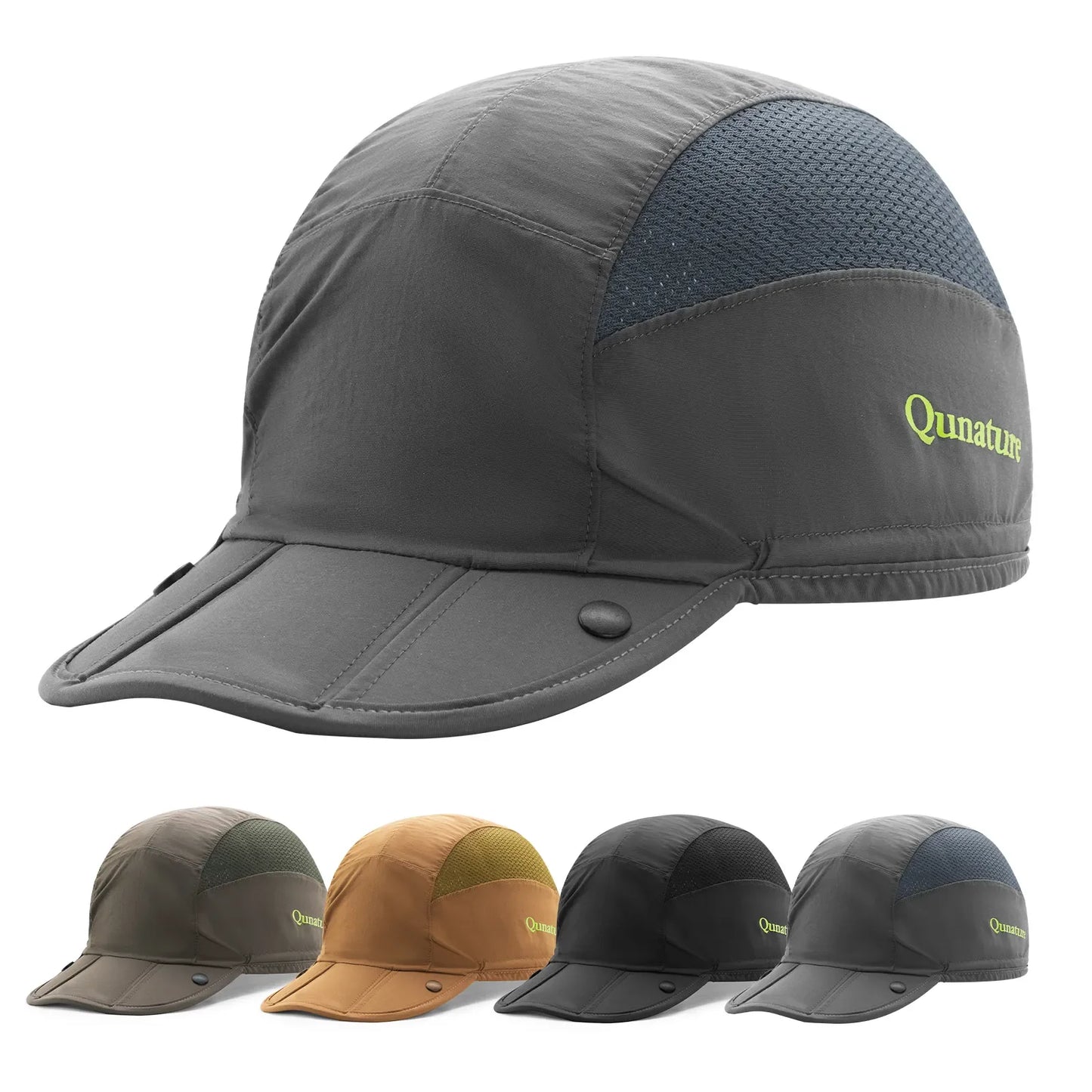 Foldable Hiking & Cycling Hat, Breathable Helmet Liner with Sun Visor