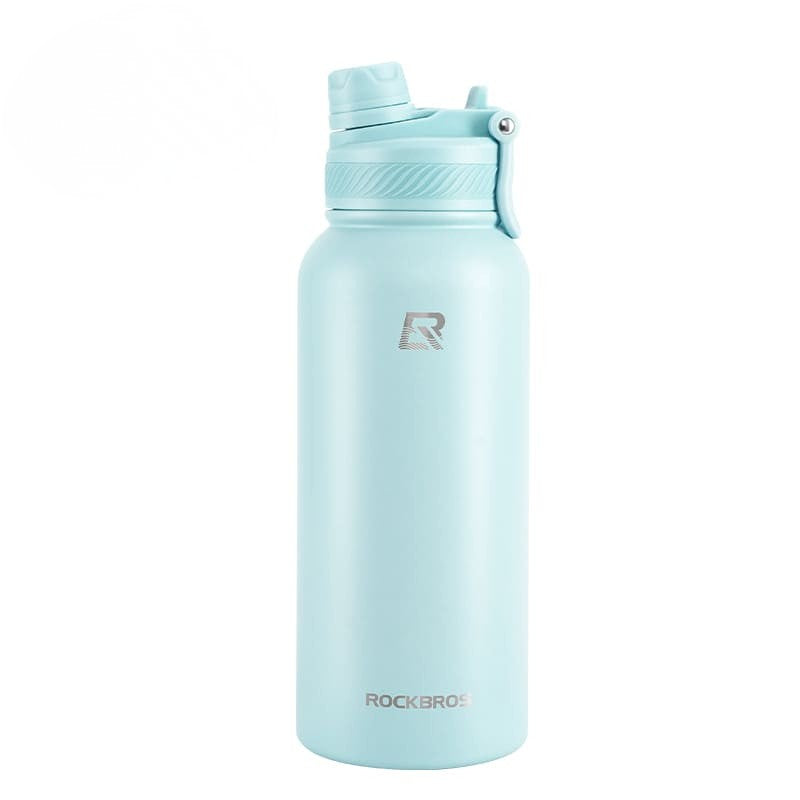 Stainless Steel Insulated Sports Water Bottle with Straw