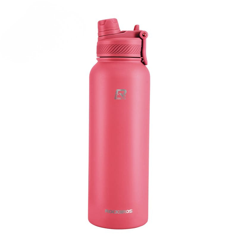 Stainless Steel Insulated Sports Water Bottle with Straw